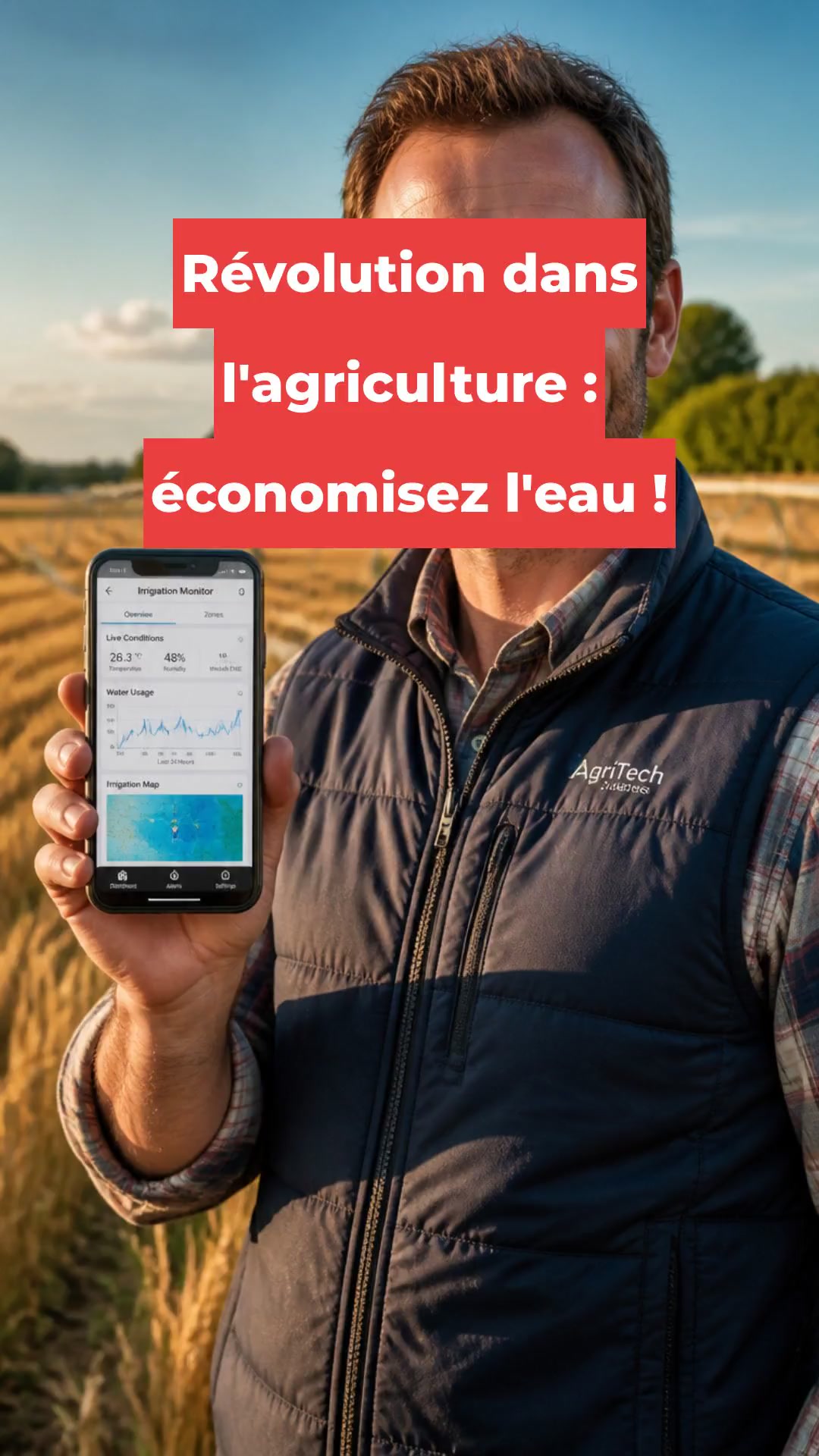 Révolution dans l'agriculture : économisez l'eau !