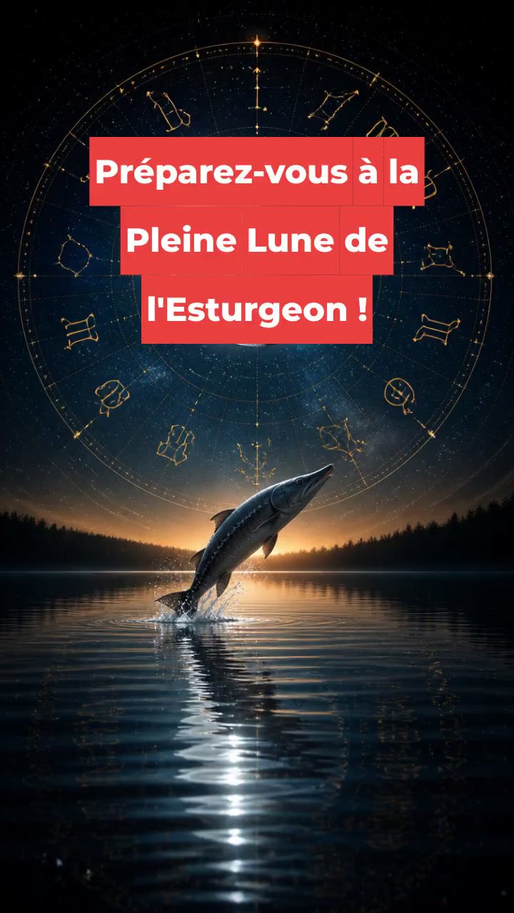 Préparez-vous à la Pleine Lune de l'Esturgeon !