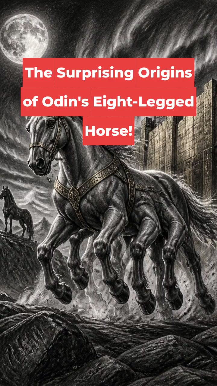 The Surprising Origins of Odin's Eight-Legged Horse!