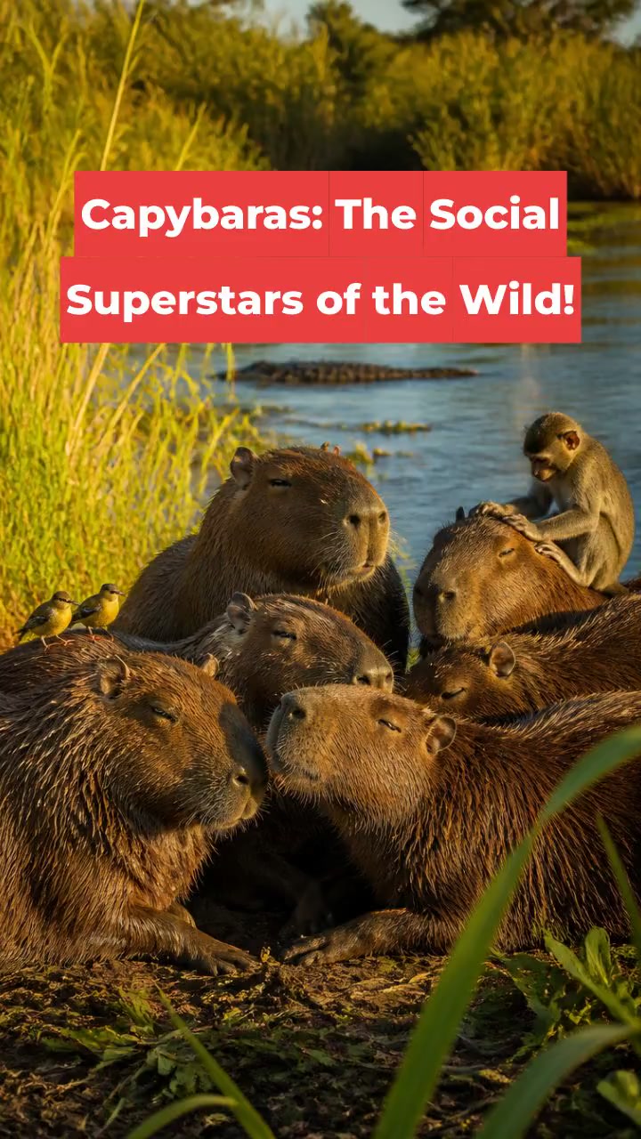 Capybaras: The Social Superstars of the Wild!