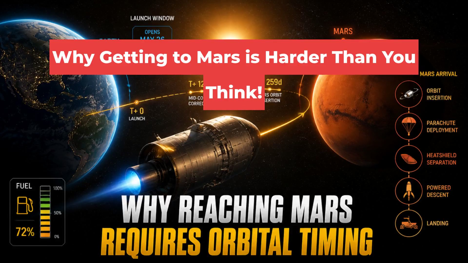 Why Getting to Mars is Harder Than You Think!