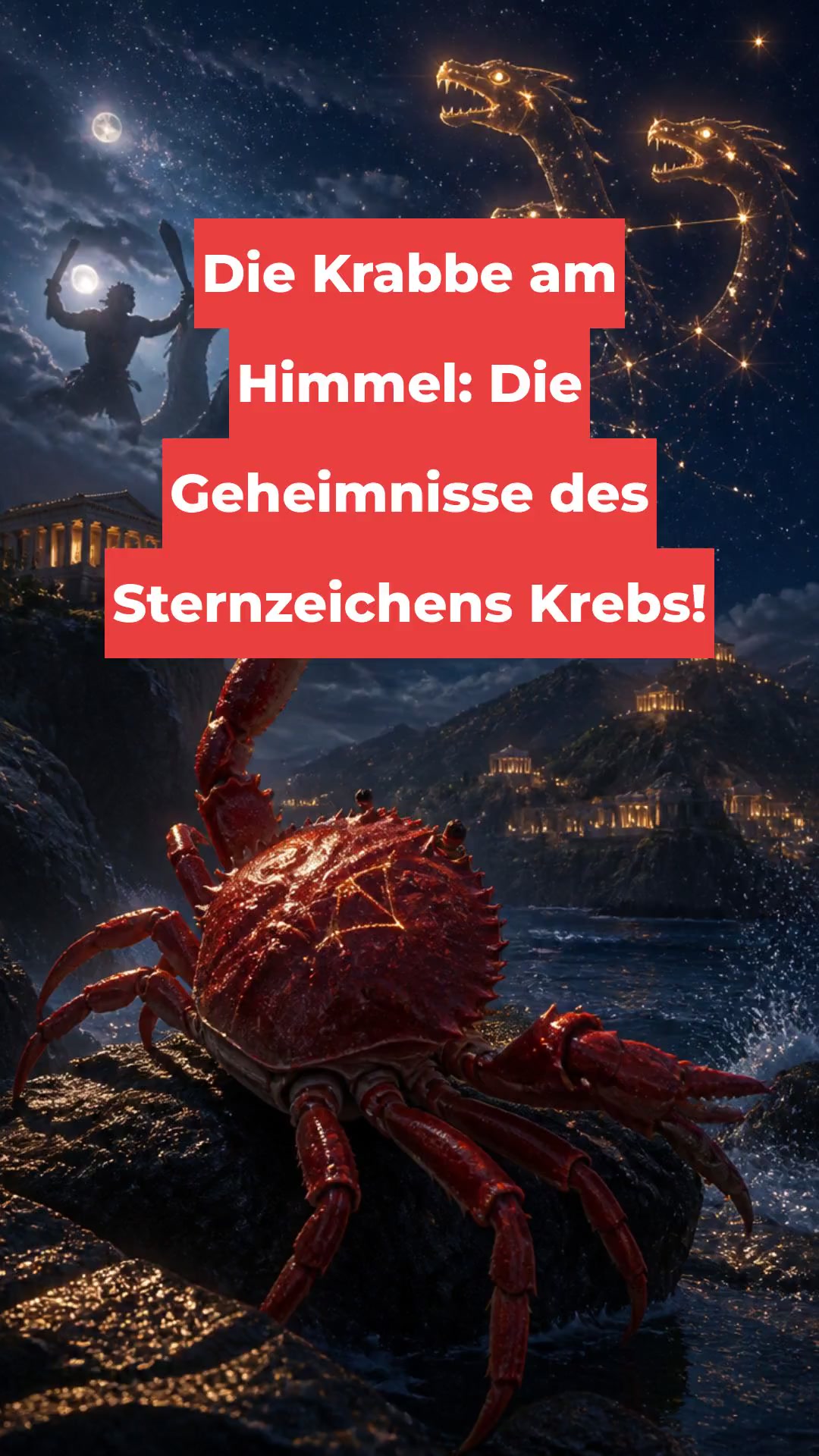 Die Krabbe am Himmel: Die Geheimnisse des Sternzeichens Krebs!