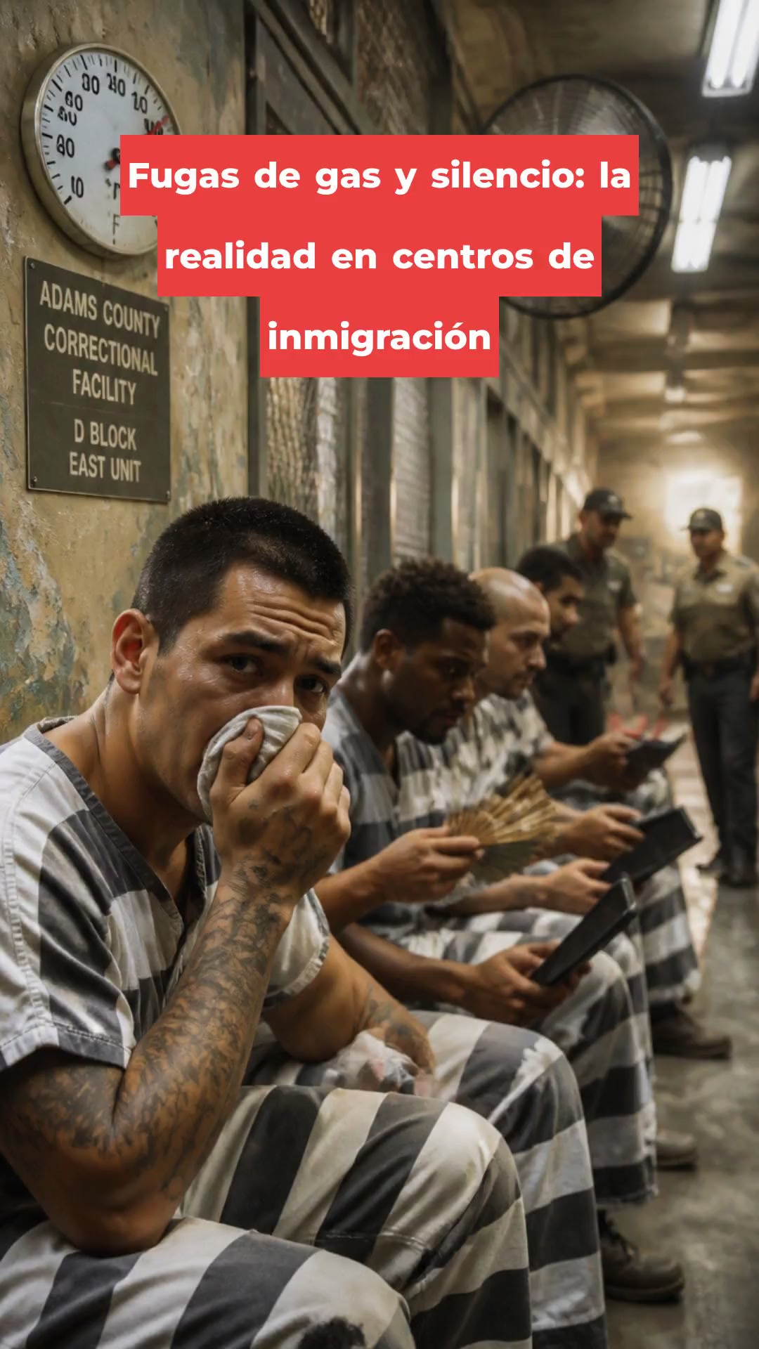 Fugas de gas y silencio: la realidad en centros de inmigración