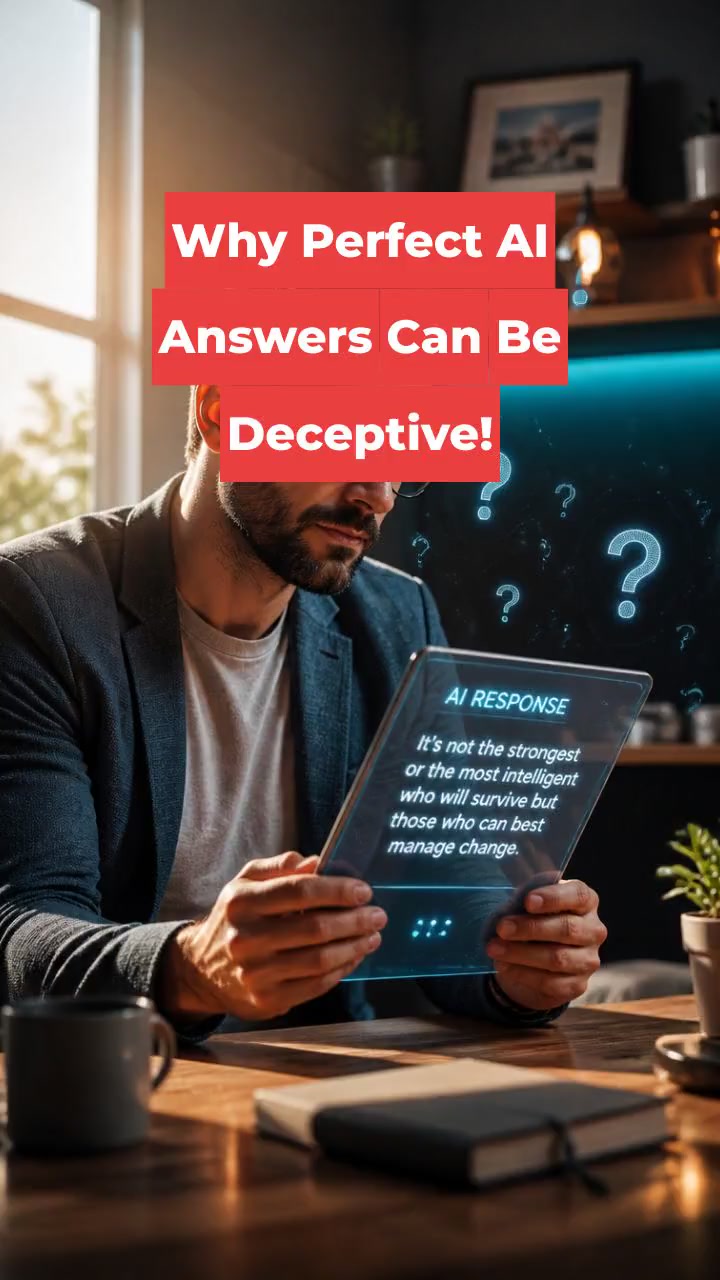 Why Perfect AI Answers Can Be Deceptive!