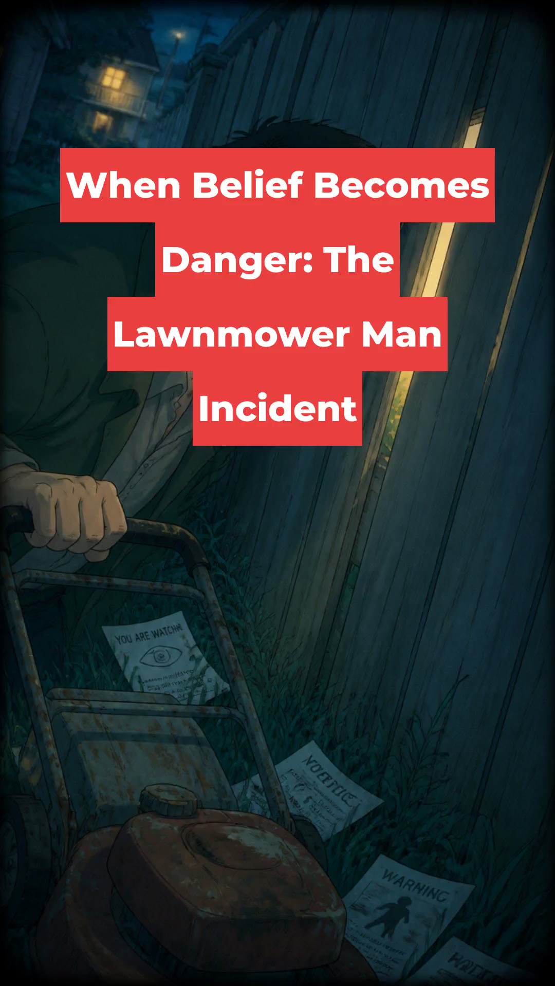 When Belief Becomes Danger: The Lawnmower Man Incident