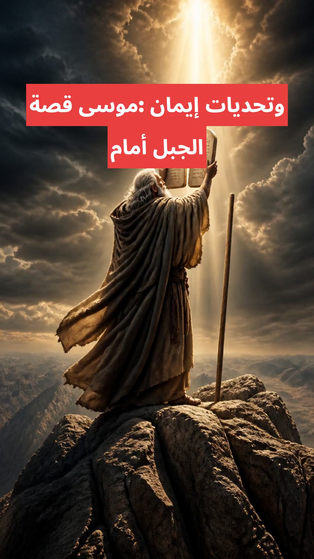 قصة موسى: إيمان وتحديات أمام الجبل