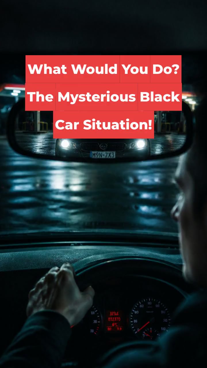 What Would You Do? The Mysterious Black Car Situation!