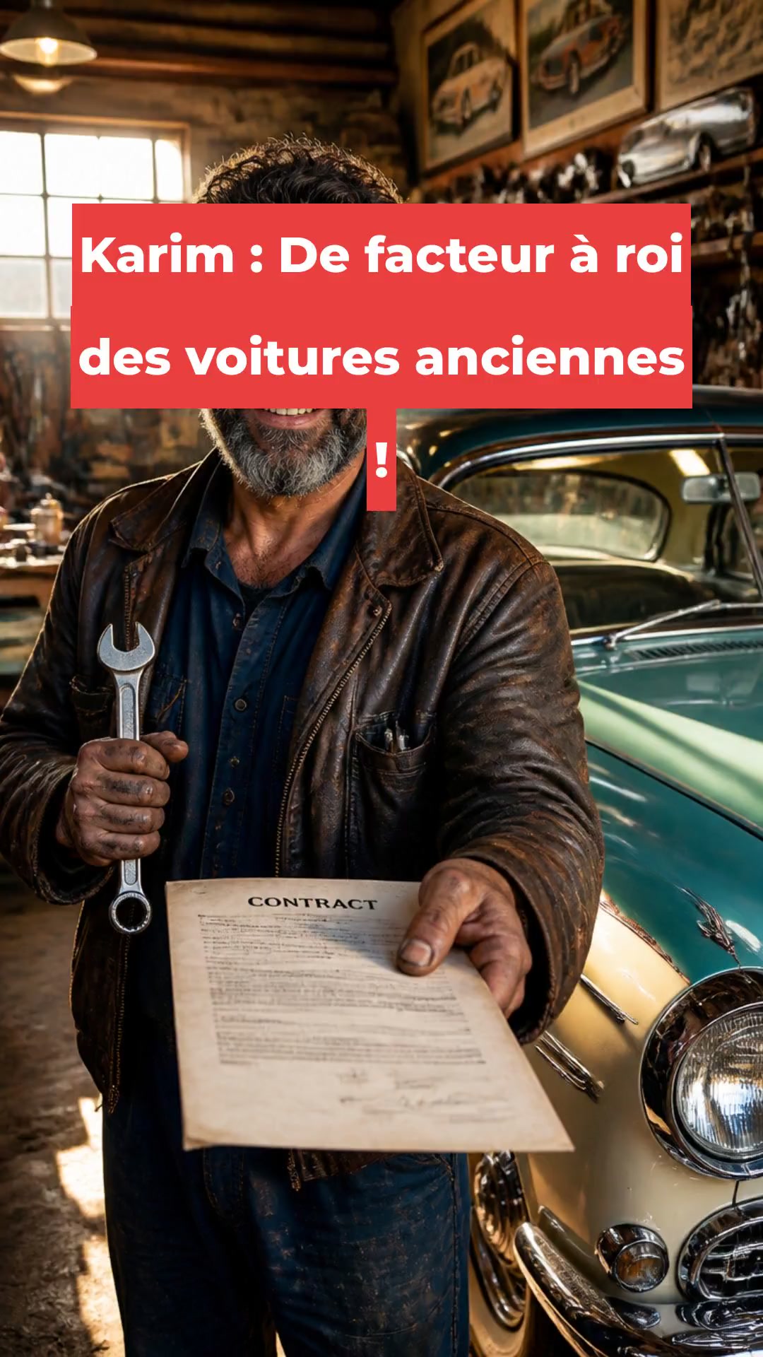 Karim : De facteur à roi des voitures anciennes !