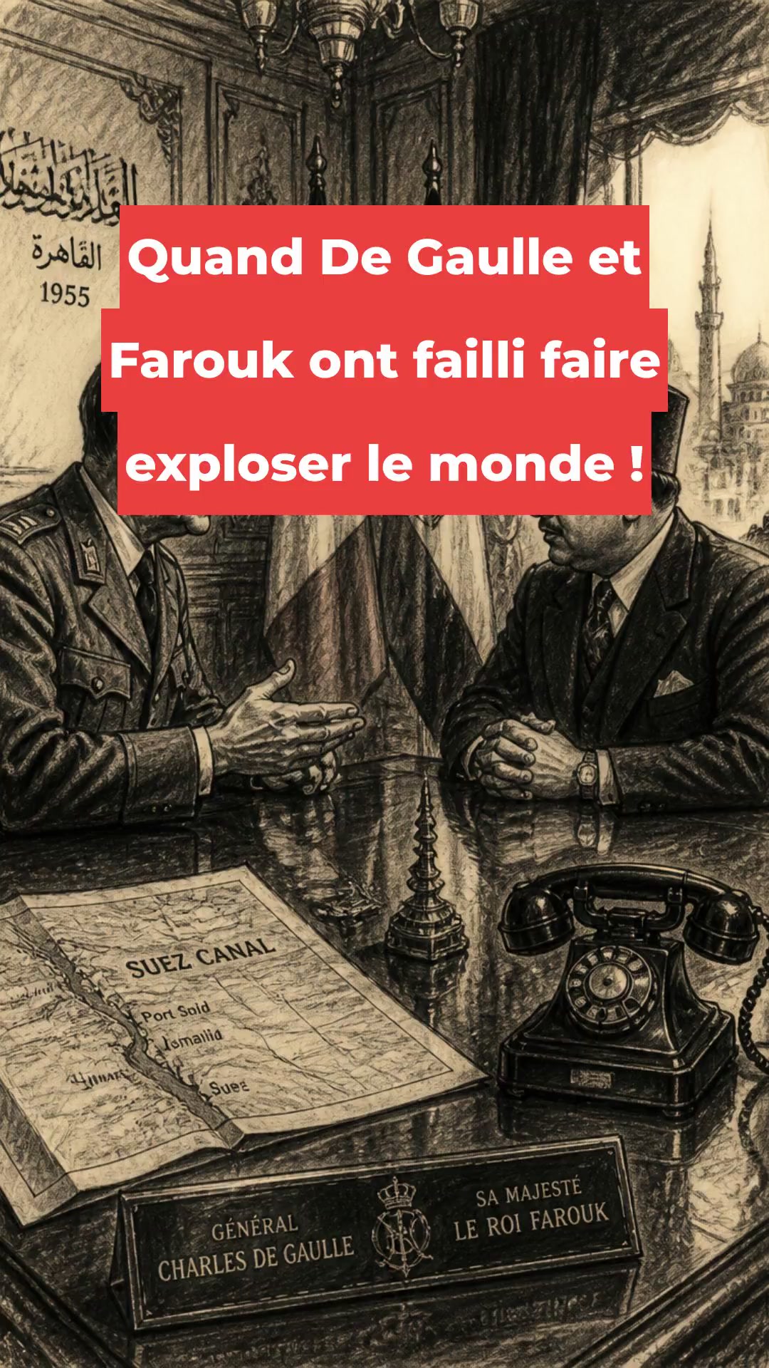 Quand De Gaulle et Farouk ont failli faire exploser le monde !