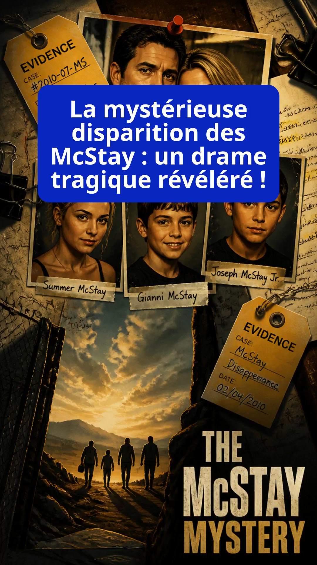 La mystérieuse disparition des McStay : un drame tragique révéléré !