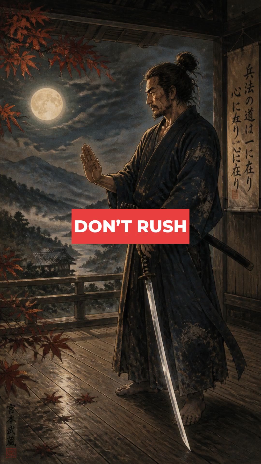 Musashi’s Rule for Knowing When to Act