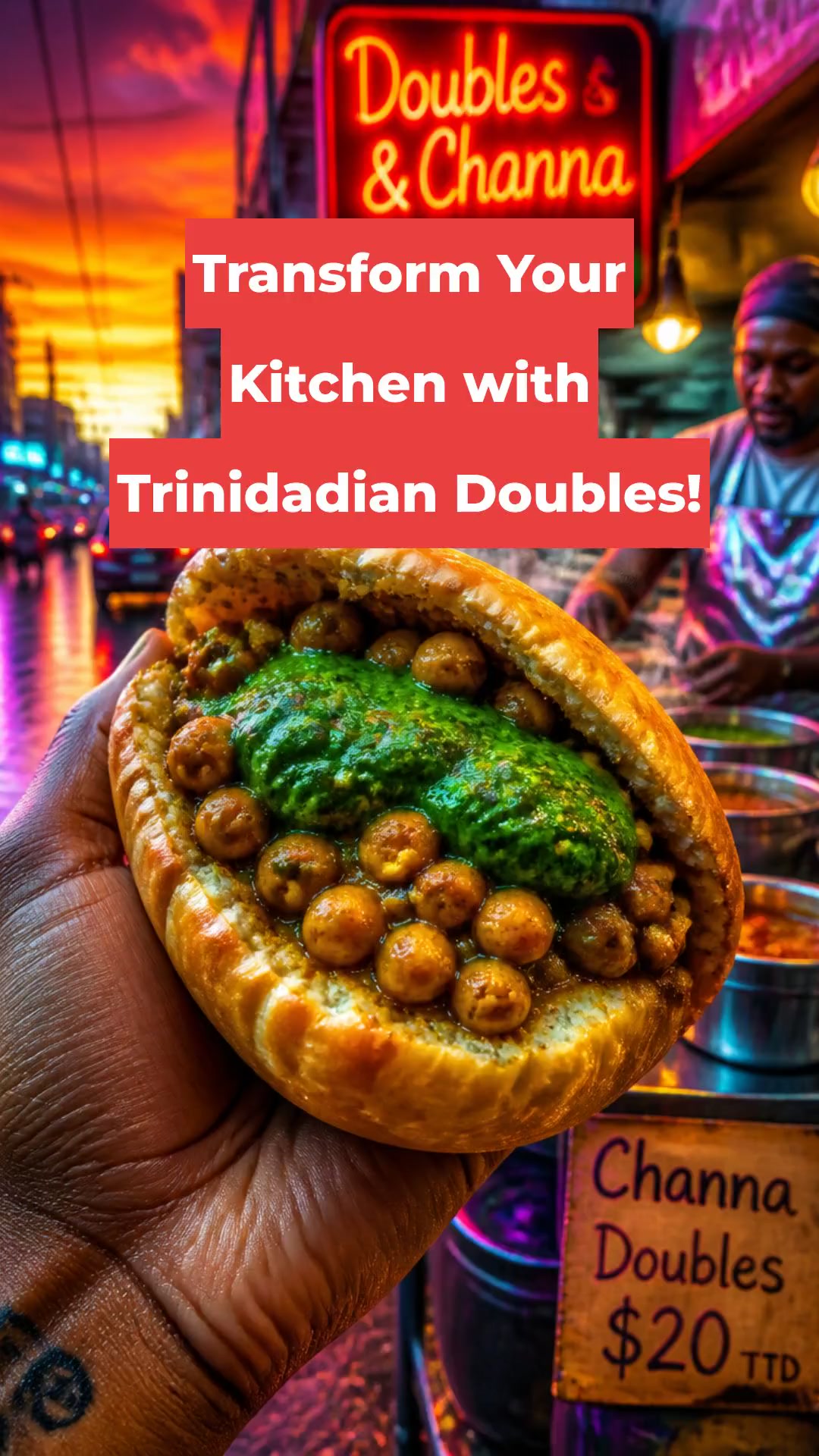 Transform Your Kitchen with Trinidadian Doubles!