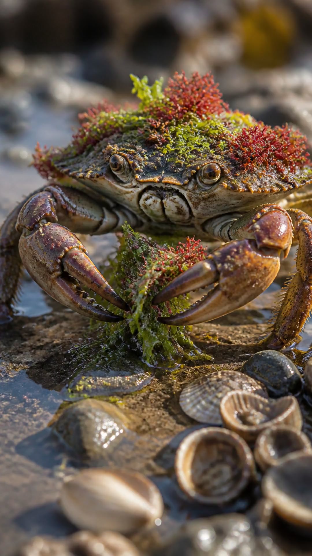 This Crab BUILDS Its Own Camouflage!