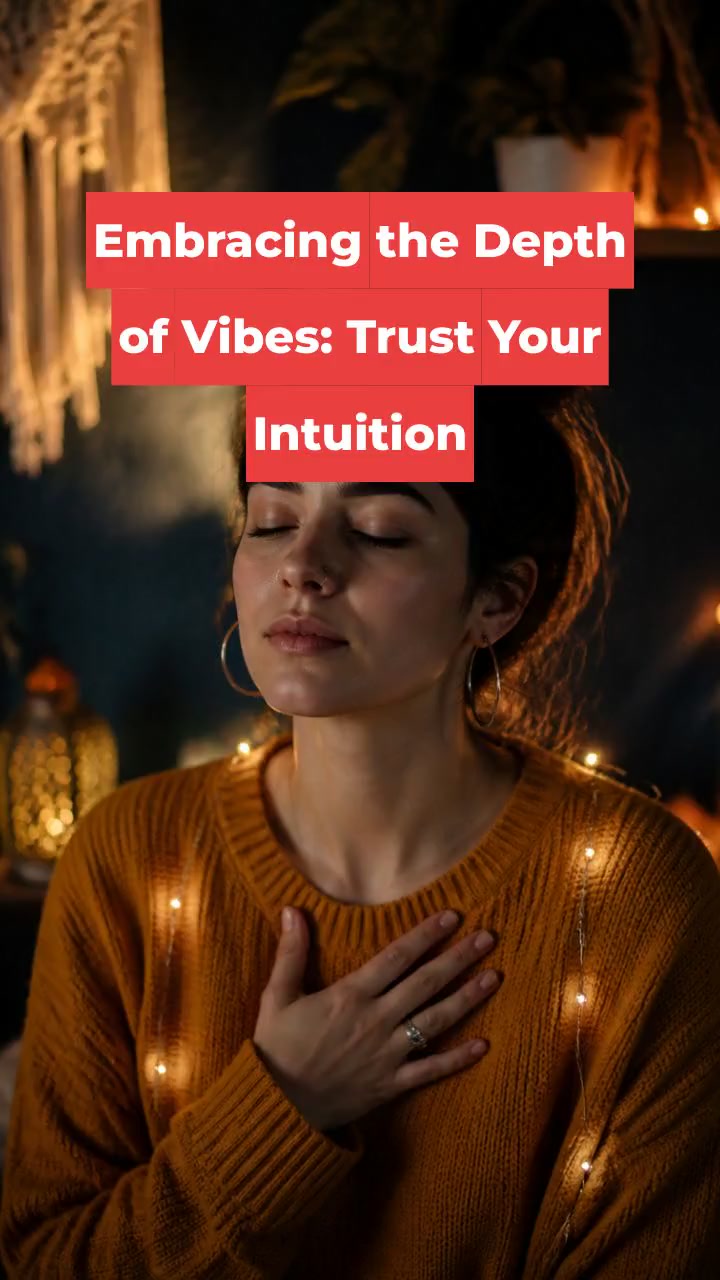 Embracing the Depth of Vibes: Trust Your Intuition