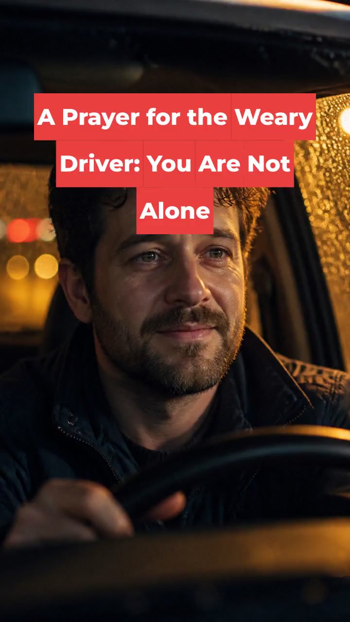 A Prayer for the Weary Driver: You Are Not Alone