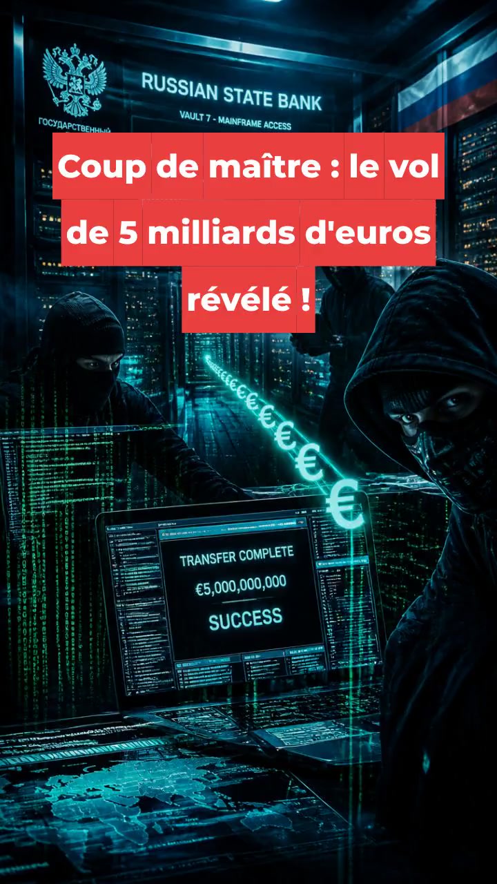 Coup de maître : le vol de 5 milliards d'euros révélé !
