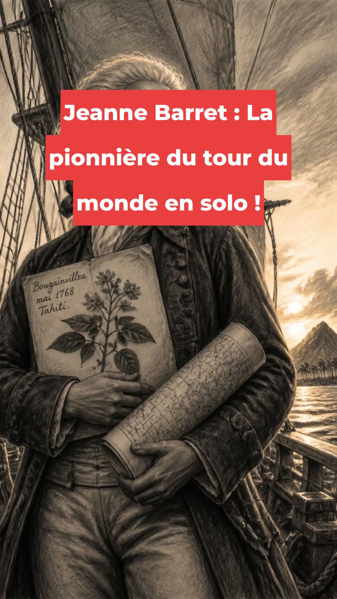 Jeanne Barret : La pionnière du tour du monde en solo !