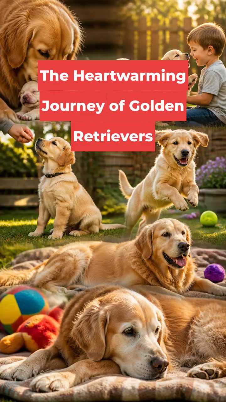 The Heartwarming Journey of Golden Retrievers