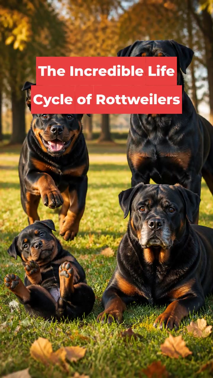 The Incredible Life Cycle of Rottweilers