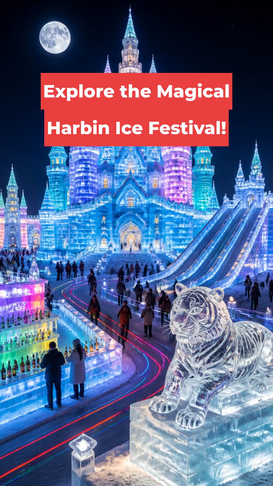 Explore the Magical Harbin Ice Festival!
