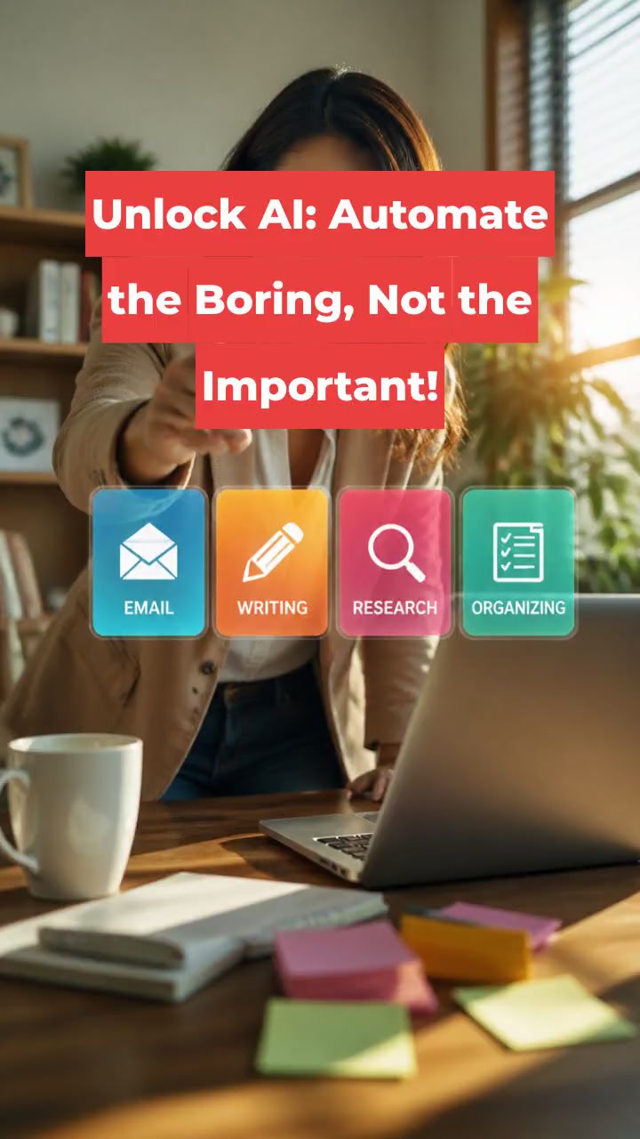 Unlock AI: Automate the Boring, Not the Important!