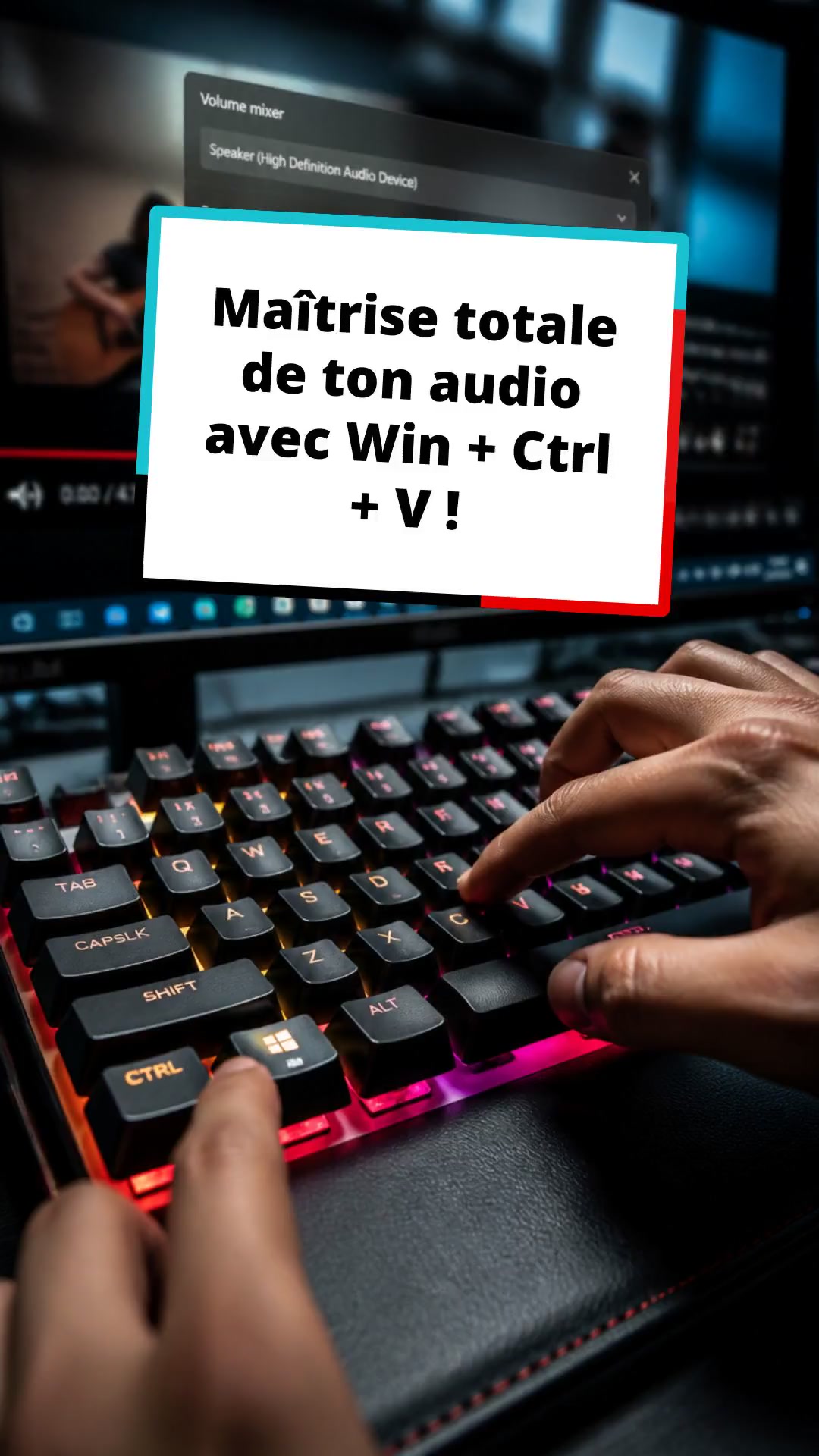 Maîtrise totale de ton audio avec Win + Ctrl + V !