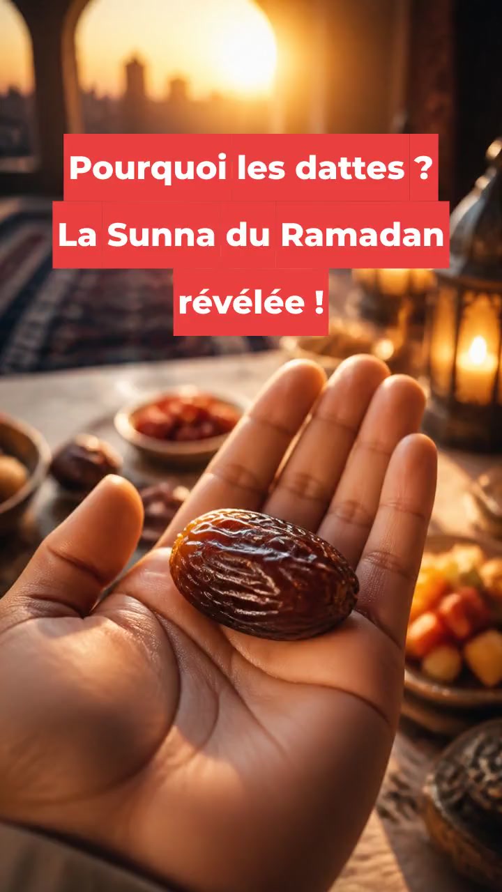 Pourquoi les musulmans rompent-ils le jeûne avec une datte ?