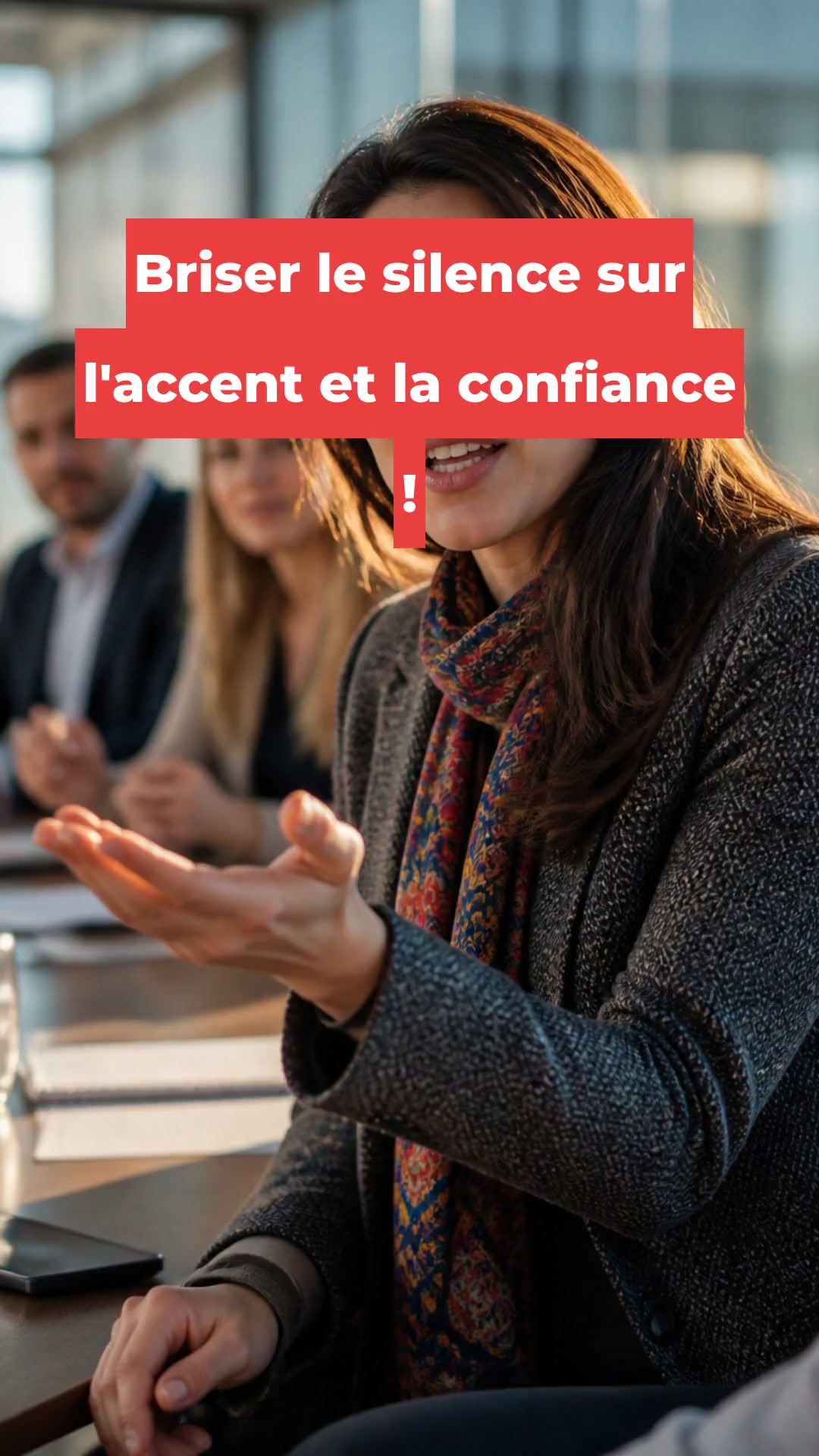 Briser le silence sur l'accent et la confiance !