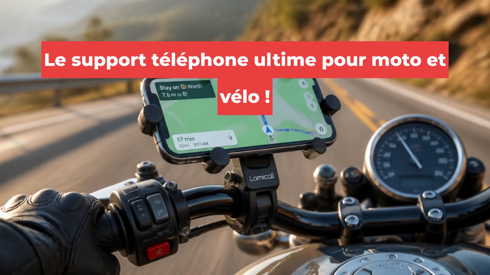 Le support téléphone ultime pour moto et vélo !