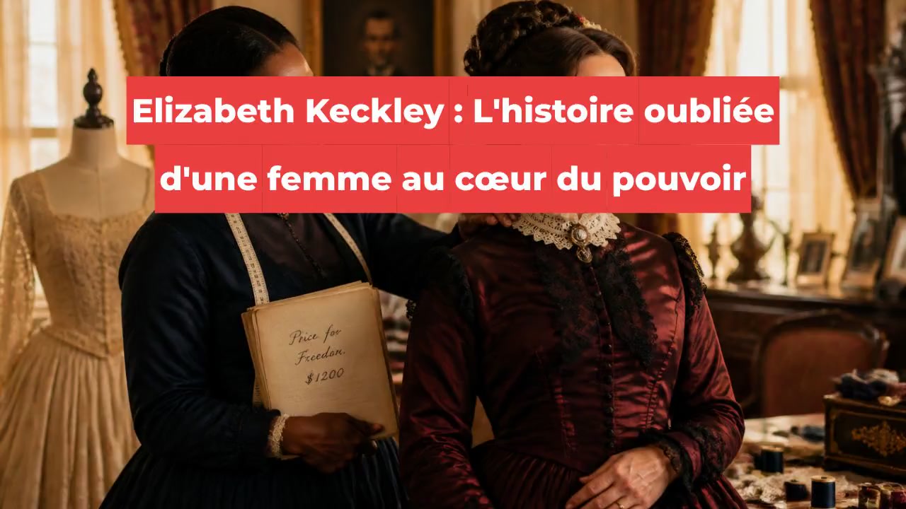 Elizabeth Keckley : L'histoire oubliée d'une femme au cœur du pouvoir