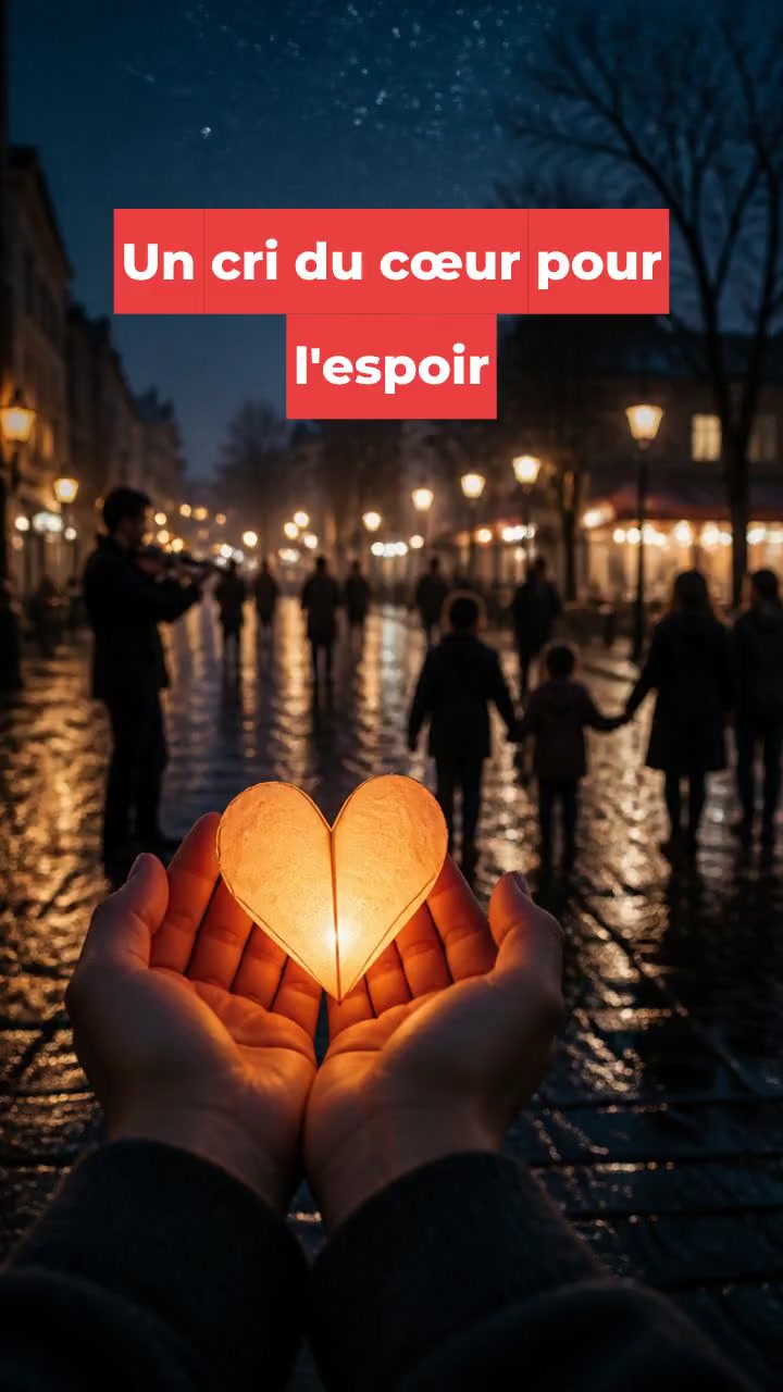 Un cri du cœur pour l'espoir