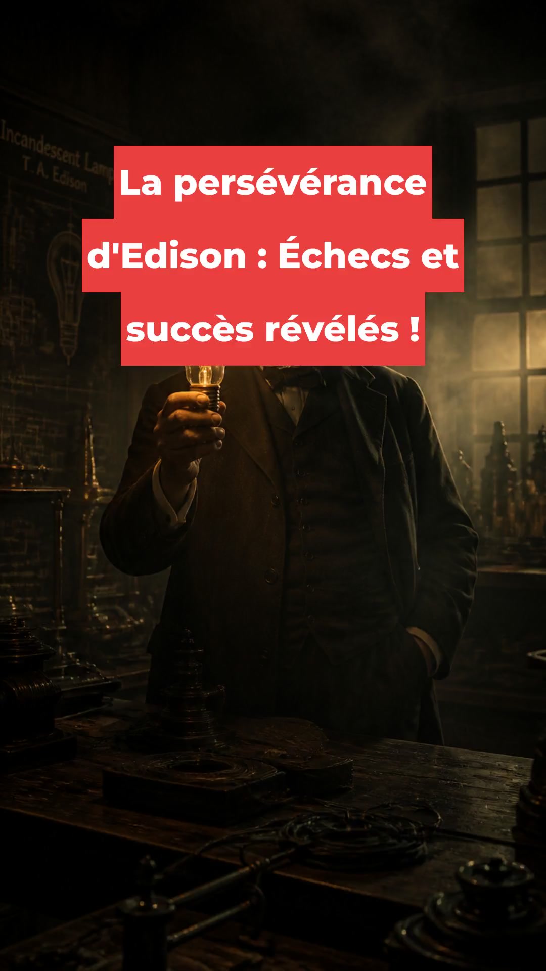 La persévérance d'Edison : Échecs et succès révélés !