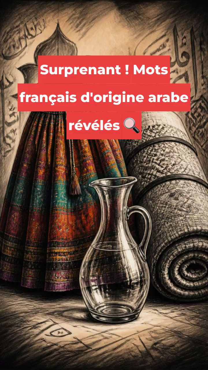 Surprenant ! Mots français d'origine arabe révélés 🔍