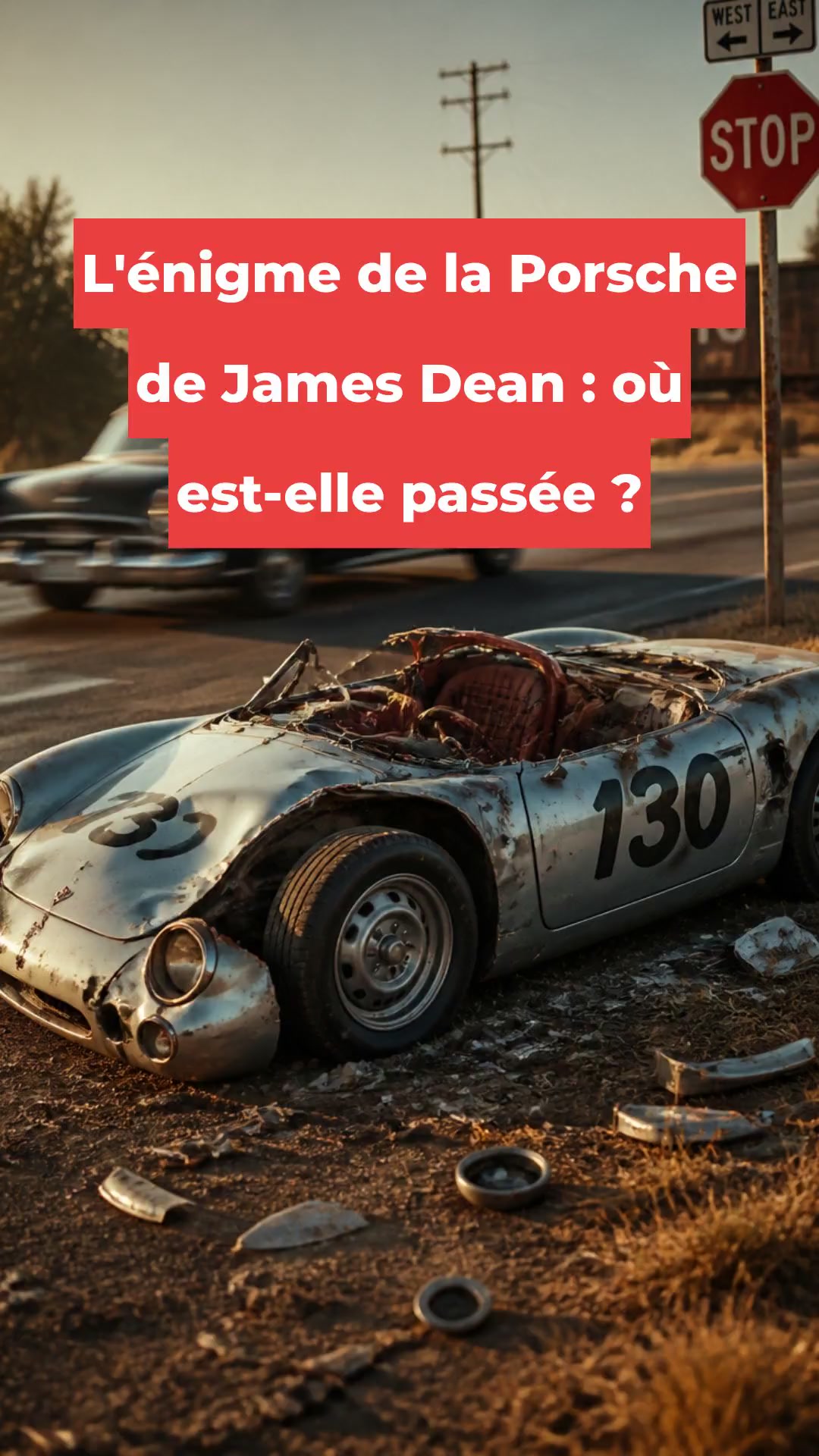 L'énigme de la Porsche de James Dean : où est-elle passée ?