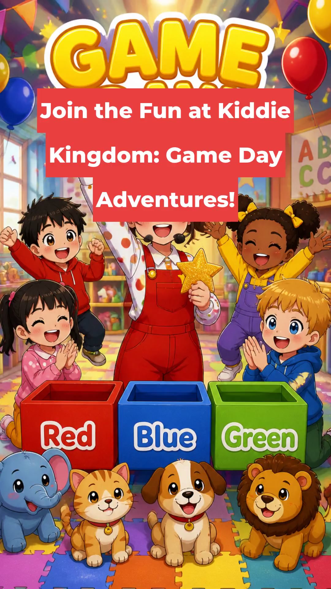 Join the Fun at Kiddie Kingdom: Game Day Adventures!