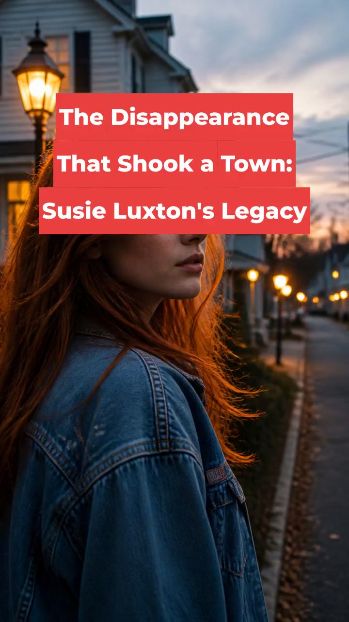 The Disappearance That Shook a Town: Susie Luxton's Legacy