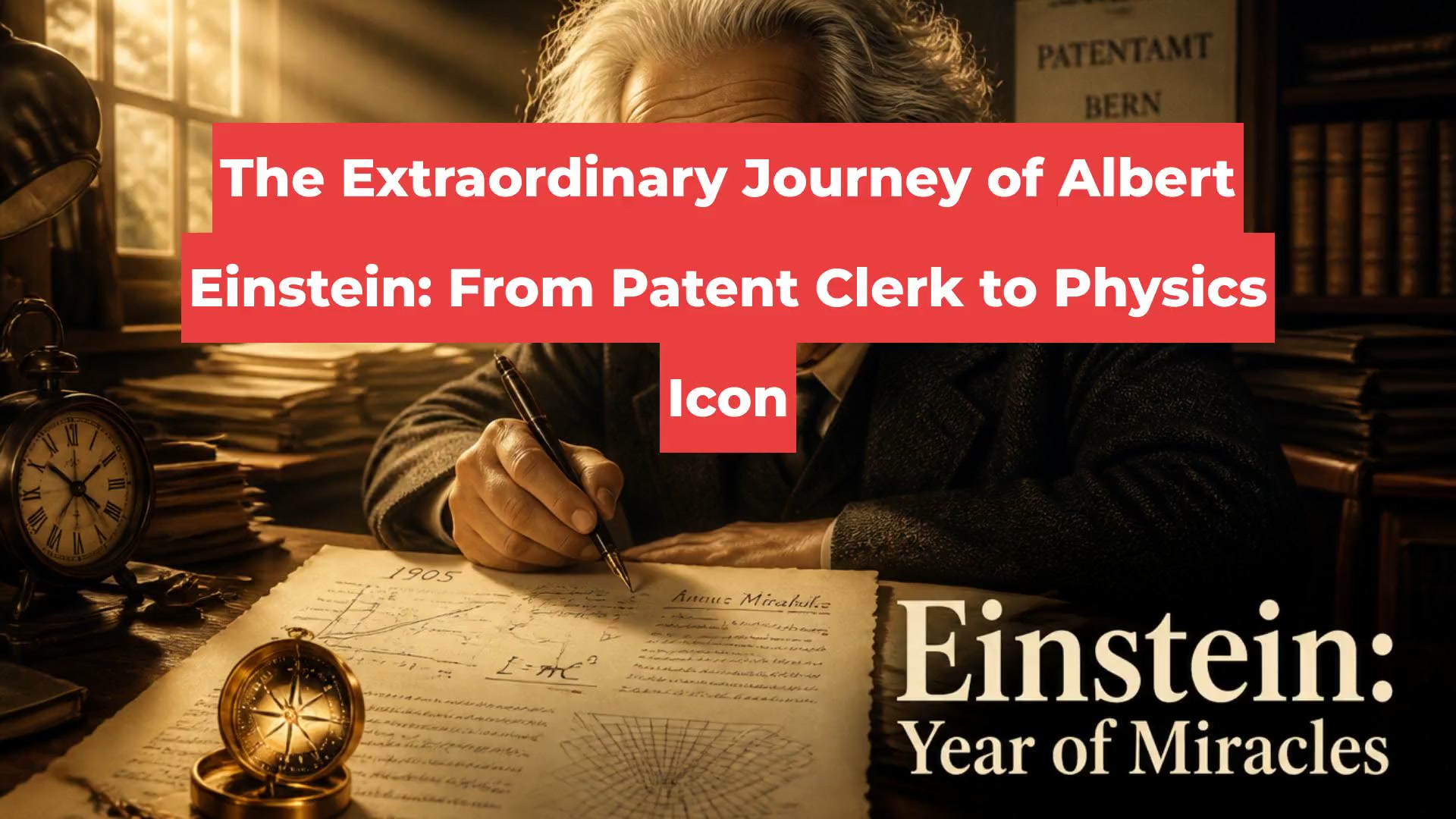 The Extraordinary Journey of Albert Einstein: From Patent Clerk to Physics Icon