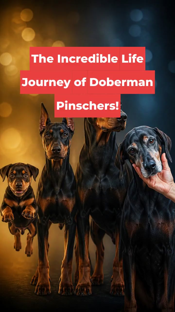 The Incredible Life Journey of Doberman Pinschers!