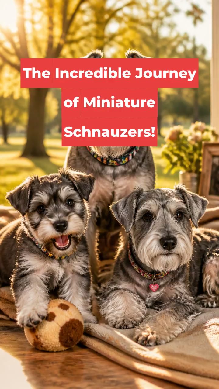 The Incredible Journey of Miniature Schnauzers!