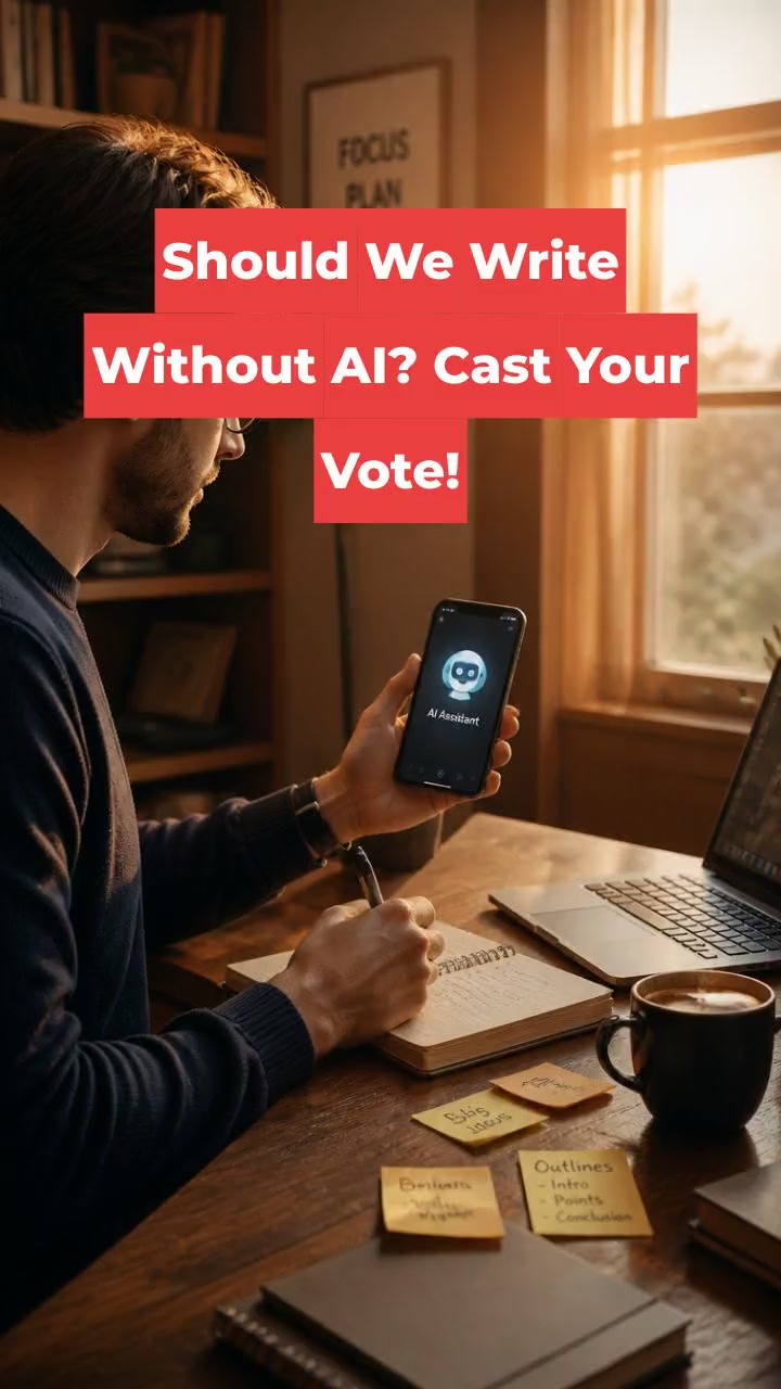 Should We Write Without AI? Cast Your Vote!