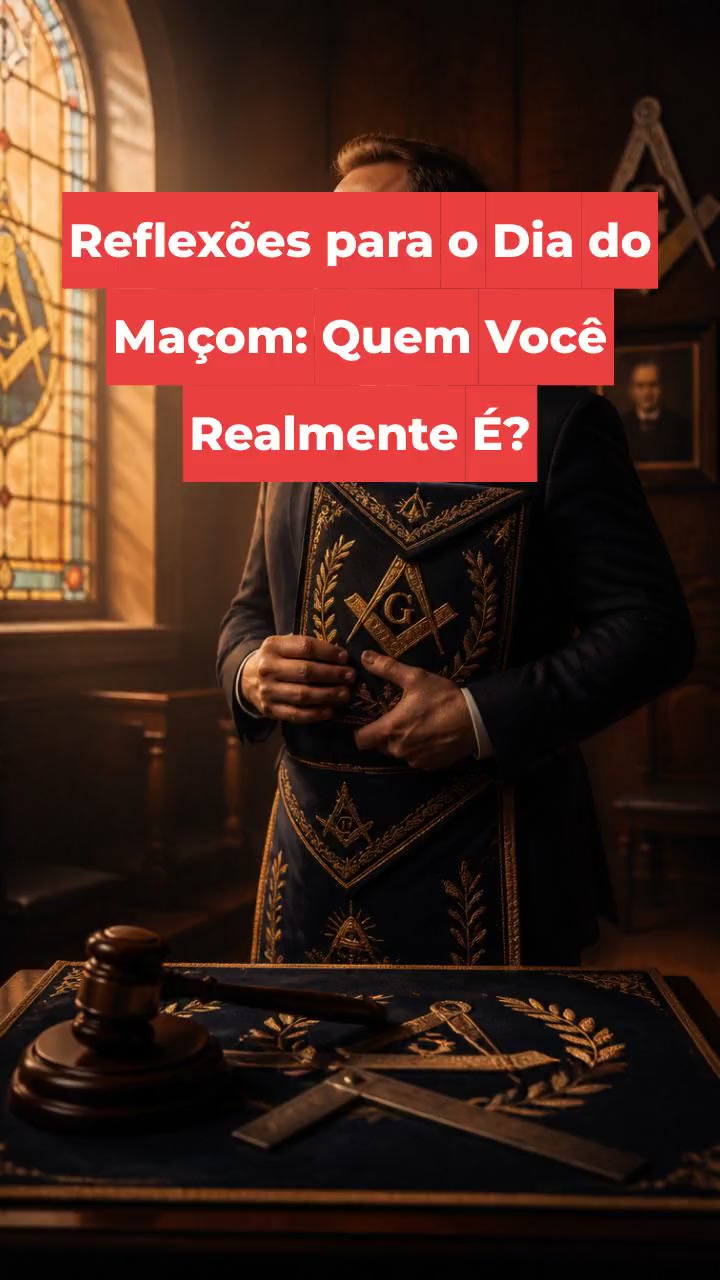 Reflexões para o Dia do Maçom: Quem Você Realmente É?