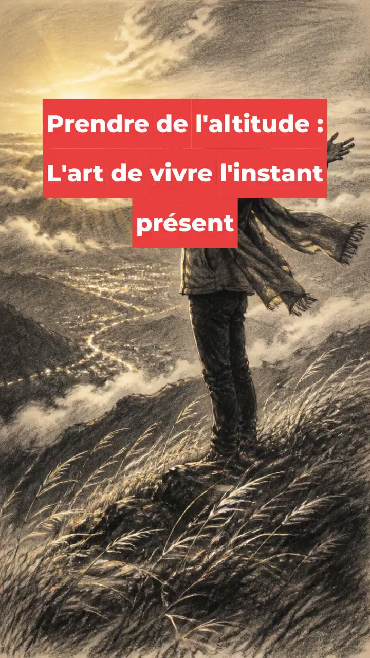 Prendre de l'altitude : L'art de vivre l'instant présent