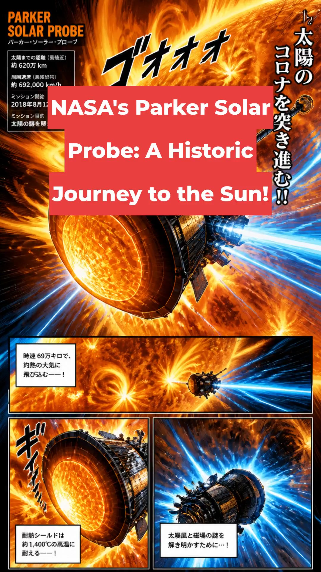 NASA's Parker Solar Probe: A Historic Journey to the Sun!