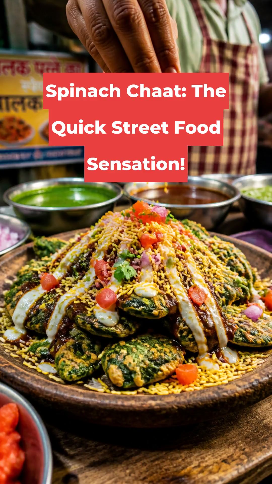 Spinach Chaat: The Quick Street Food Sensation!
