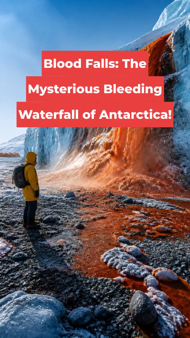 Blood Falls: The Mysterious Bleeding Waterfall of Antarctica!