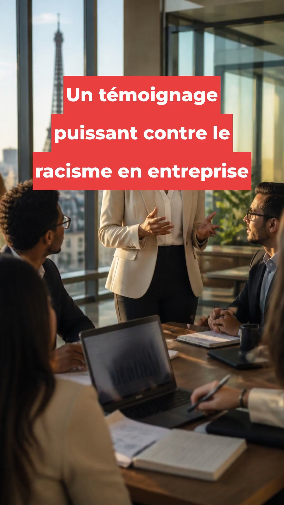 Un témoignage puissant contre le racisme en entreprise