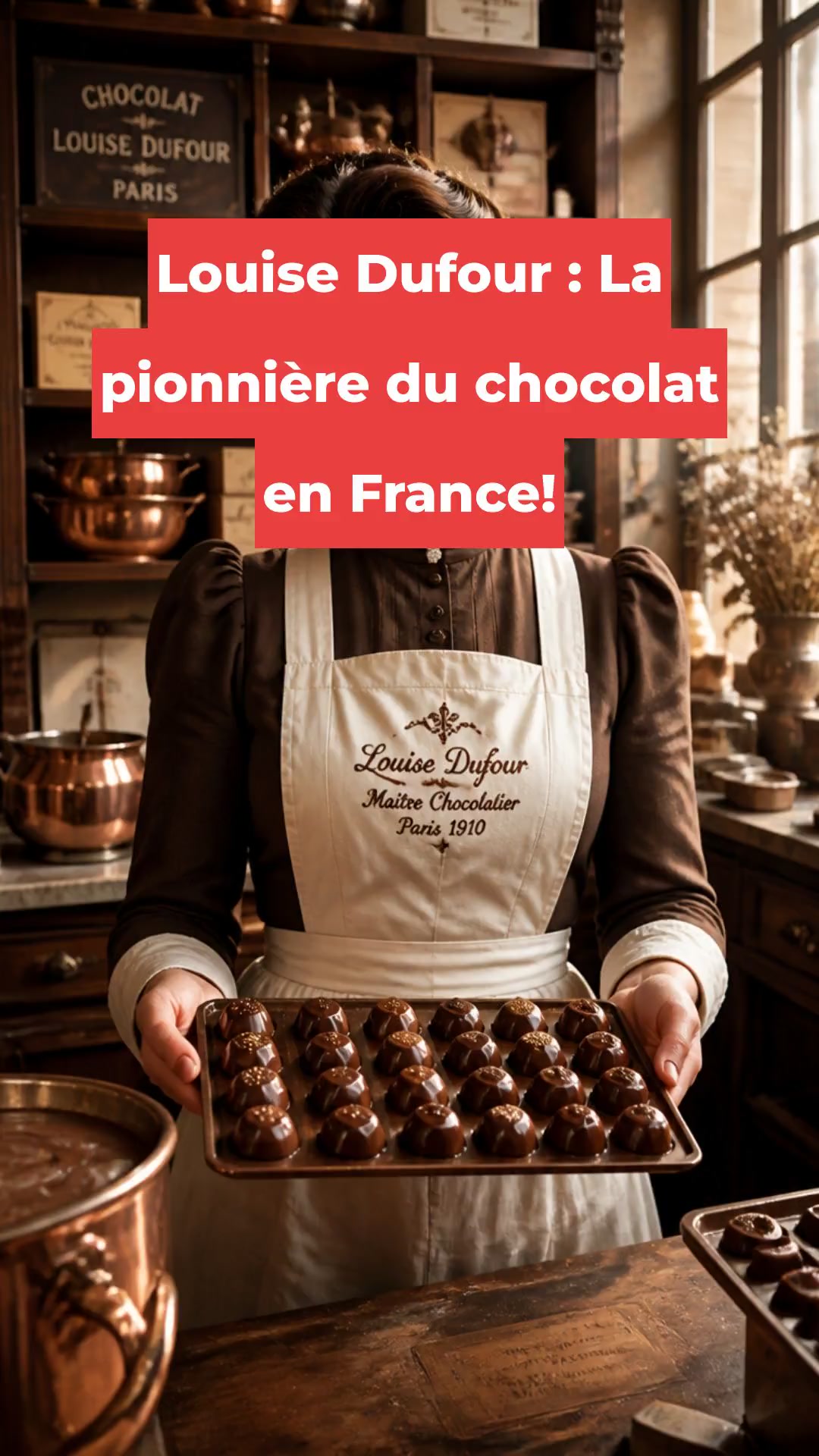 Louise Dufour : La pionnière du chocolat en France!
