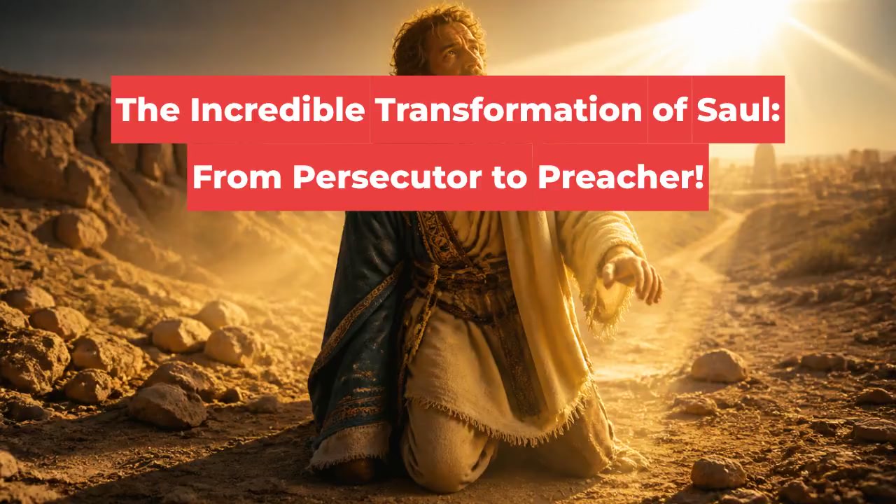 The Incredible Transformation of Saul: From Persecutor to Preacher!