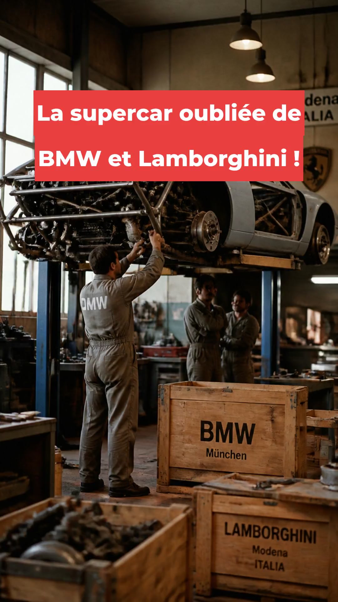 La supercar oubliée de BMW et Lamborghini !