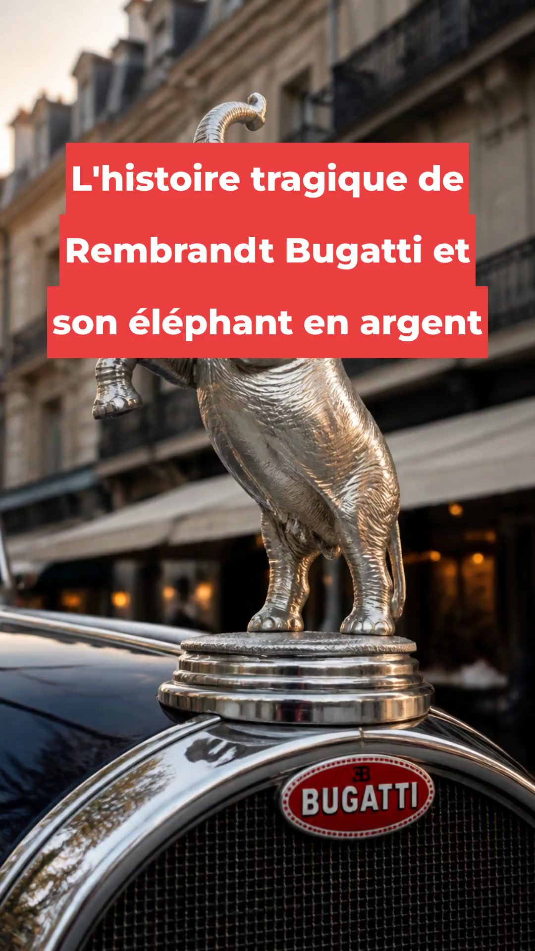 L'histoire tragique de Rembrandt Bugatti et son éléphant en argent